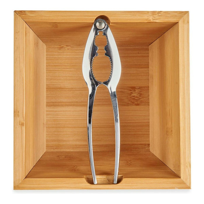 Nutcracker Kinvara Brown Metal Bamboo 16 x 11 x 16 cm Nutcracker