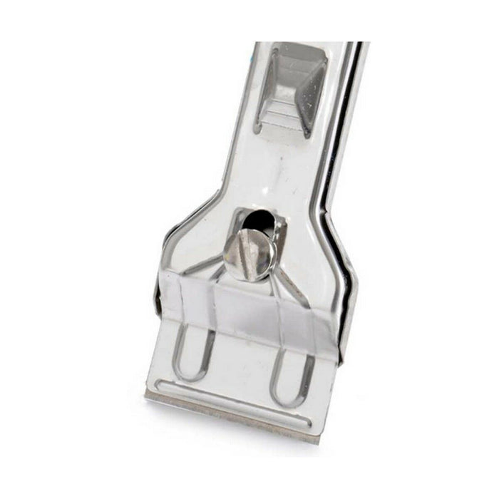 Ceramic Cooker Top Scraper Kinvara Silver Metal 13,5 x 4,5 x 1 cm 4,5 x 13,5 x 1 cm (12 Units)