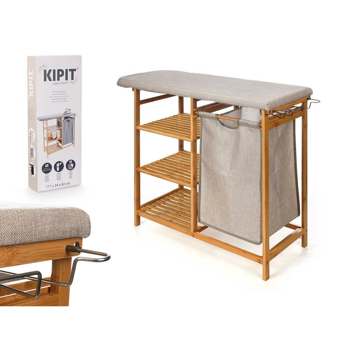 Ironing board Kipit Cream Cloth Bamboo