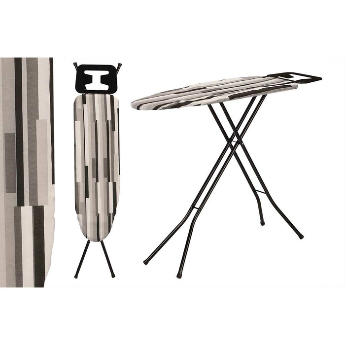 Ironing board Kipit White Black Grey Metal Cloth (4 Units)