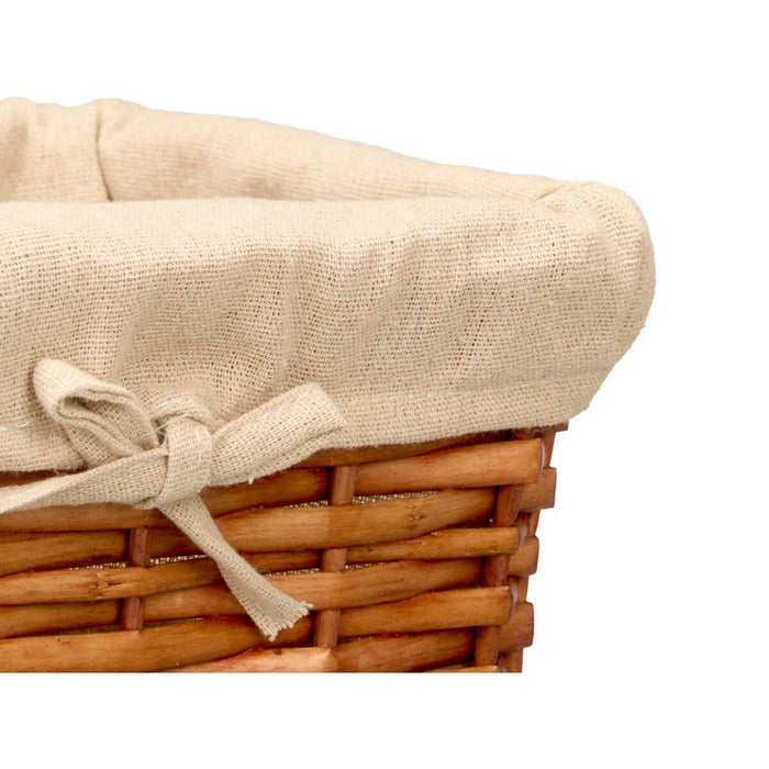 Set of Baskets Kipit Polyester wicker 50 % cotton 39 x 16,5 x 29 cm 3 Pieces