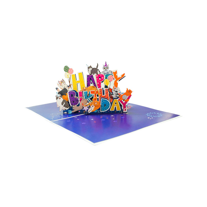 CARD CHRD CATS POP-UP "CHARD CATS" KIRIORI 10729