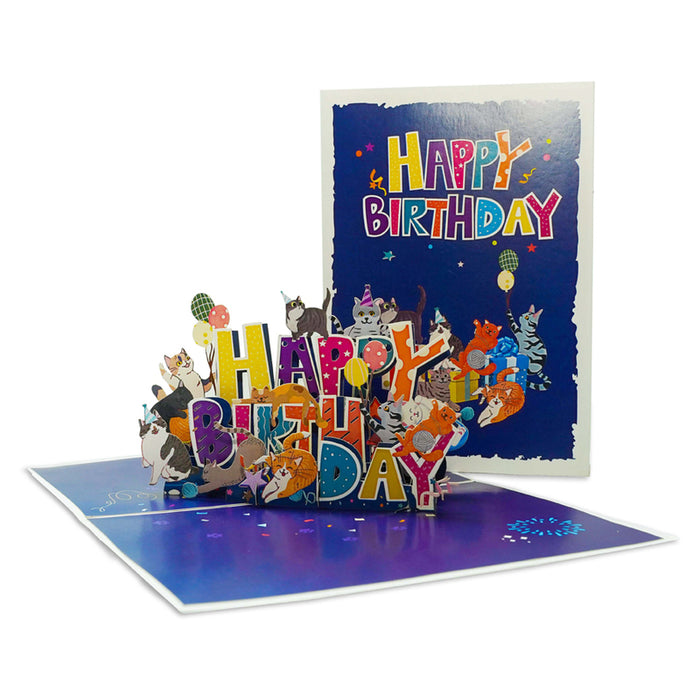 CARD CHRD CATS POP-UP "CHARD CATS" KIRIORI 10729