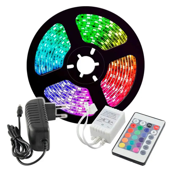 KIT RGB TAPE 30/1 5M VIVALUX - LED ленти и аксесоари<<<Вътрешно осветление<<<Мебели и интериор<<<Praktiker&&&LED ленти