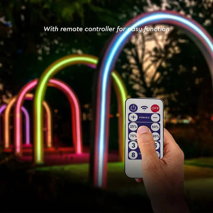 KIT SOLAR LED STRIP 1.2W RGB 900LM 5M IP67 V-TAC - LED ленти и аксесоари<<<Вътрешно осветление<<<Мебели и