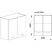 KITCHEN CABINET UPPER ROW FOR HOOD IRIM 60X30X68 CM - Модулни кухни<<<Кухненски мебели<<<Кухня<<<Praktiker