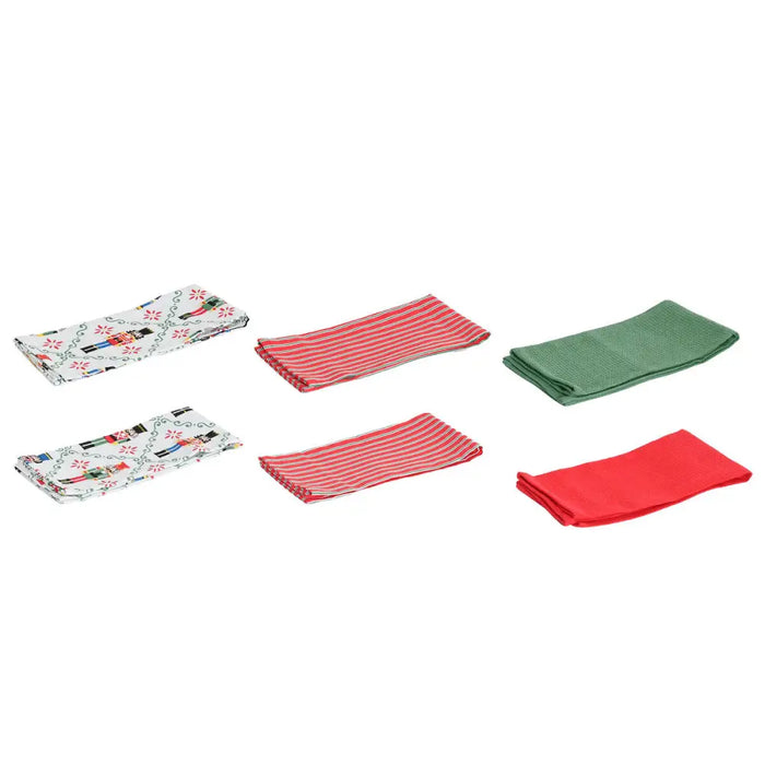 Kitchen Cloth Home ESPRIT Red Green Beige 60 X 0,2 X 40 CM - Коледни украси<<<Декорация и Осветление<<<Дом