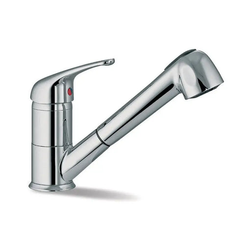 KITCHEN FAUCET WITH PULL-OUT SHOWER PYRAMIS FESTIVO CHROME - Смесители за кухня<<<Кухня<<<Praktiker&&&Кухненски
