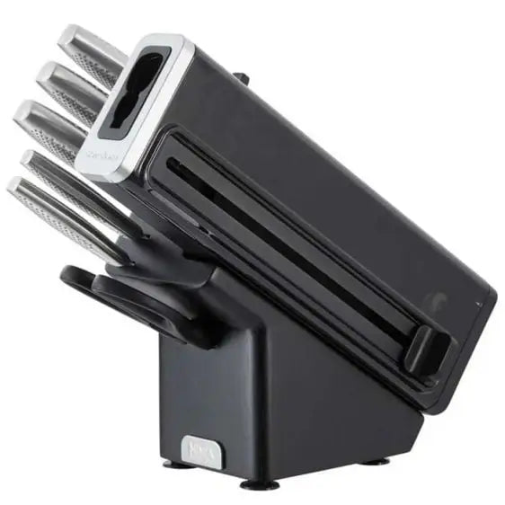 Kitchen knife set NINJA StaySharp K62006EUUK stainless steel 6 pcs built-in sharpener graphite block - Домакински