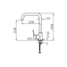 KITCHEN MIXER PYRAMIS DANIELE CHROME - Смесители за кухня<<<Кухня<<<Praktiker&&&Кухненски