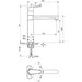 KITCHEN MIXER VIDIMA SEVA L CHROME - Смесители за кухня<<<Кухня<<<Praktiker&&&Смесители за