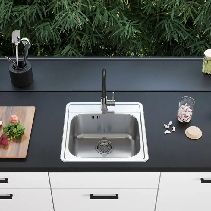 KITCHEN SINK ALVEUS MORE 20 49X50X19.2 CM - Кухненски мивки<<<Кухненски мивки<<<Кухня<<<Praktiker