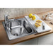 KITCHEN SINK BLANCO TIPO 45 48X50X16 CM. MATT - Кухненски мивки<<<Кухненски мивки<<<Кухня<<<Praktiker&&&Кухненски
