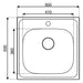 KITCHEN SINK EVO LINE M14 50X50X18 CM - Кухненски мивки<<<Кухненски мивки<<<Кухня<<<Praktiker