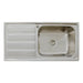 KITCHEN SINK INTER CERAMIC 10050L TEMPICO LEFT 100X50X24 - Кухненски мивки<<<Кухненски
