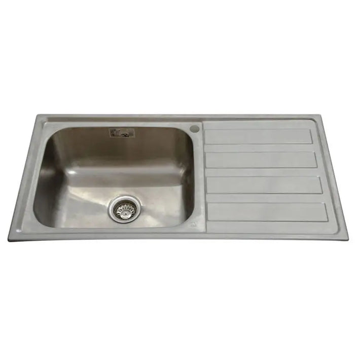 KITCHEN SINK INTER CERAMIC 10050R TEMPICO RIGHT 100X50X24 - Кухненски мивки<<<Кухненски