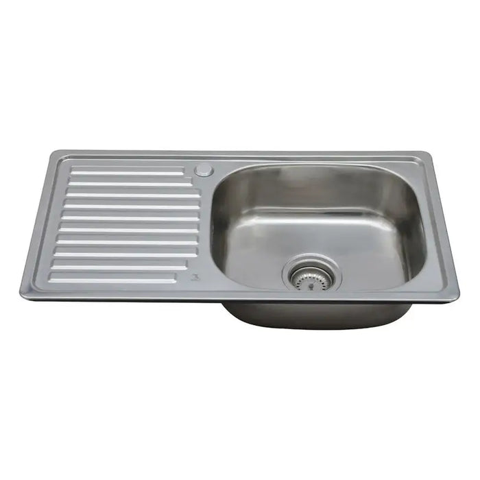 KITCHEN SINK INTER CERAMIC ICK 7540 LEFT 75X40X15 CM. - Кухненски мивки<<<Кухненски