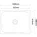 KITCHEN SINK INTER CERAMIC ICK6346 63.5X46.5X25 CM - Кухненски мивки<<<Кухненски мивки<<<Кухня<<<Praktiker