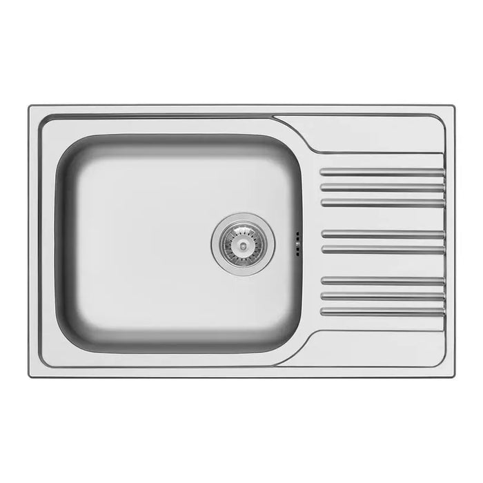 KITCHEN SINK PYRAMIS INSET 78X50 CM 1B1D Ф92 - Кухненски мивки<<<Кухненски мивки<<<Кухня<<<Praktiker