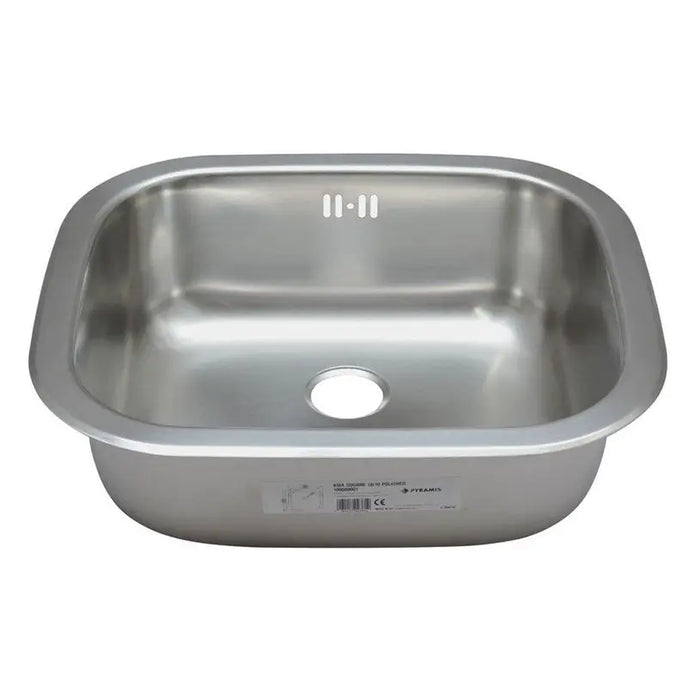 KITCHEN SINK PYRAMIS KIBA SQUARE 46.5X40X15 CM. - Кухненски мивки<<<Кухненски мивки<<<Кухня<<<Praktiker&&&Кухненски