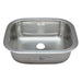 KITCHEN SINK PYRAMIS KIBA SQUARE 46.5X40X15 CM. - Кухненски мивки<<<Кухненски мивки<<<Кухня<<<Praktiker&&&Кухненски