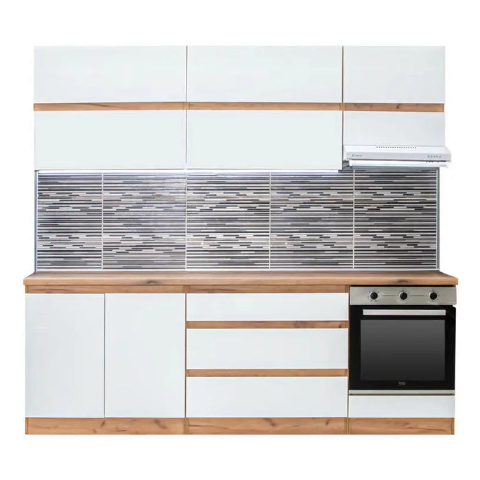 KITCHEN UNIT EKO BIANKA 240 CM. - Кухни<<<Кухненски мебели<<<Кухня<<<Praktiker&&&Кухни<<<Кухня<<<Technopolis