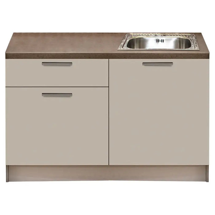 KITCHEN UNIT MINI ALPI 120 CM. CHAMPAGNE - Кухни<<<Кухненски мебели<<<Кухня<<<Praktiker&&&Кухни<<<Кухня<<<Technopolis