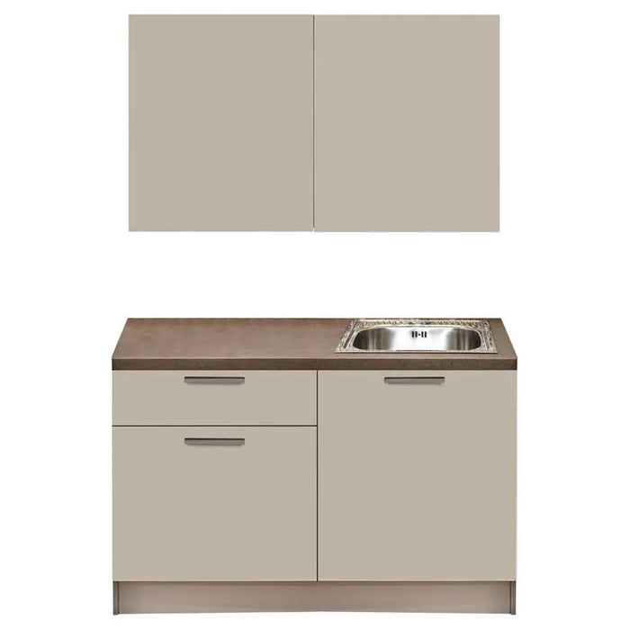 KITCHEN UNIT MINI ALPI 120 CM. CHAMPAGNE - Кухни<<<Кухненски мебели<<<Кухня<<<Praktiker&&&Кухни<<<Кухня<<<Technopolis