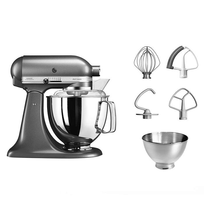 KitchenAid Artisan 5KSM175PSEMS Food Processor, Medallion Silver
