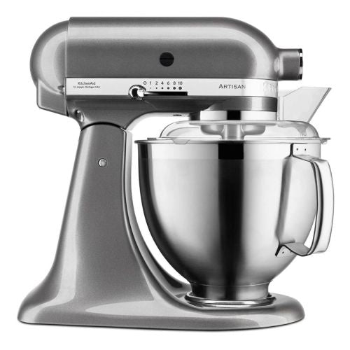 KitchenAid Artisian Food Processor 4.8L, 300W, 10 Speed, Silver Gray EU 5KSM185