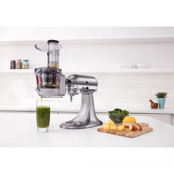 Slow juicer attachment for KitchenAid 5KSM1JA mixers