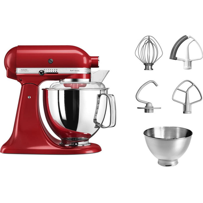 KitchenAid Artisian Food Processor 4.8, 300W, 10 Speed, Empire Red, EU 5KSM175PSEER
