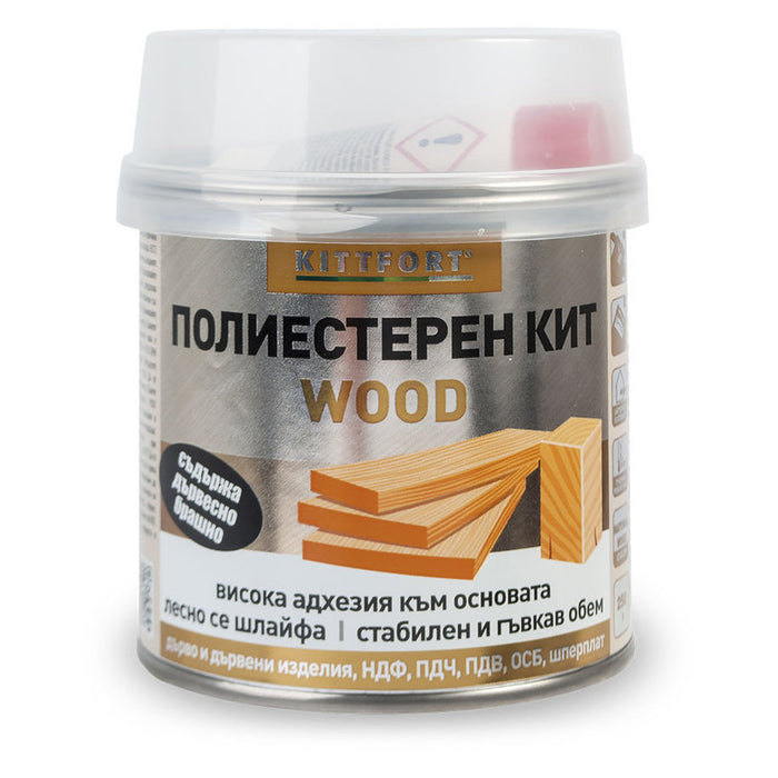 POLYESTER KIT FOR WOOD 250 G KITTFORT WOOD