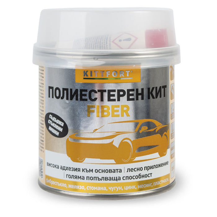 POLYESTER KIT WITH FIBERS 250 G KITTFORT