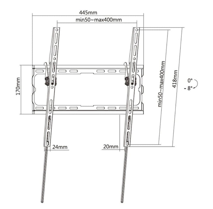 TV STAND 32-70'' KIVI BASIC44T