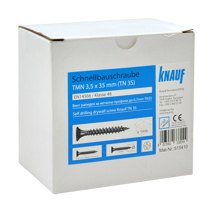 RAPID SCREWS KNAUF TN 35MM 1000 PCS/BOX