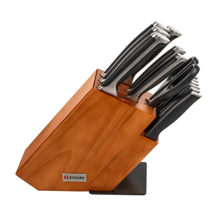 KNIFE SET 14 PIECES Z1193 ZOKURA - Дъски ножове и белачки<<<Домашни потреби<<<Кухня<<<Praktiker