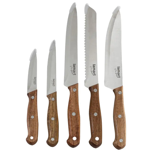 KNIFE SET 6 PIECES LT2080 LAMART - Дъски ножове и белачки<<<Домашни потреби<<<Кухня<<<Praktiker