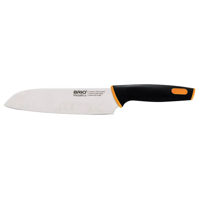 KNIFE SET WITH MAGNETIC HOLDER 6 PIECES BRIO METALLICA - Дъски ножове и белачки<<<Домашни потреби<<<Кухня<<<Praktiker