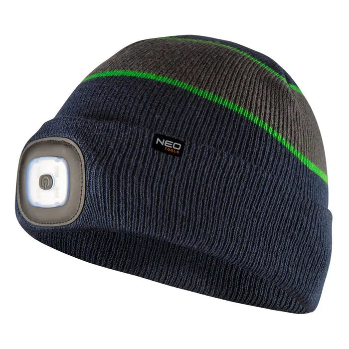 KNIT HAT WITH LED FLASHLIGHT NEO 81-630 - Работни дрехи<<<Работно облекло<<<Инструменти и