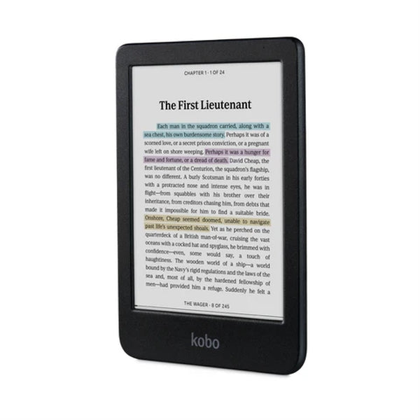 Kobo Clara Colour e-Book Reader, E Ink Kaleido touch screen 6 inch colour, 1448 x 1