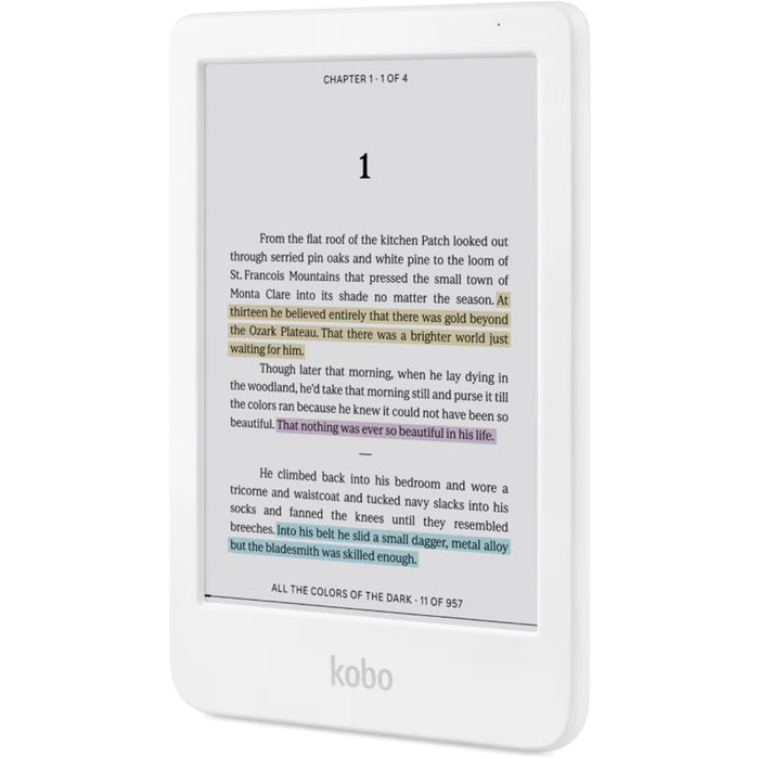 Kobo Clara Colour e-Book Reader, E Ink Kaleido touch screen 6 inch colour, 1448 x 1
