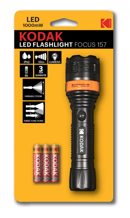 FLASHLIGHT KODAK LED VARIABLE FOCUS 1000W