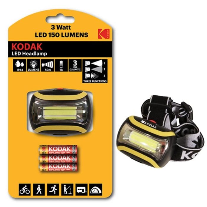 KODAK LED HEADLAMP 3W 150LUM