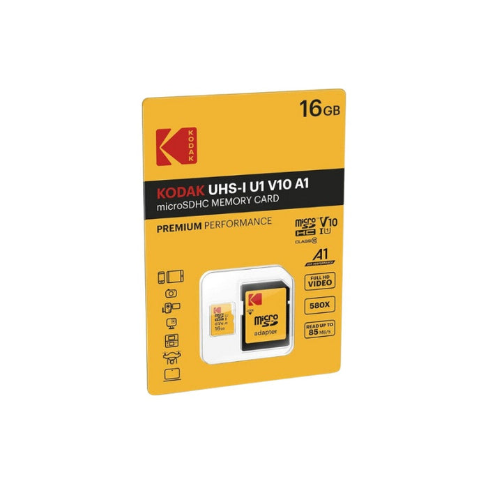 MEMORY CARD micro SDHC 16GB Class10 85MB/s KODAK
