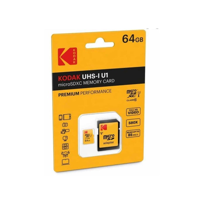 MEMORY CARD micro SDHC 64GB Class10 85MB/s KODAK