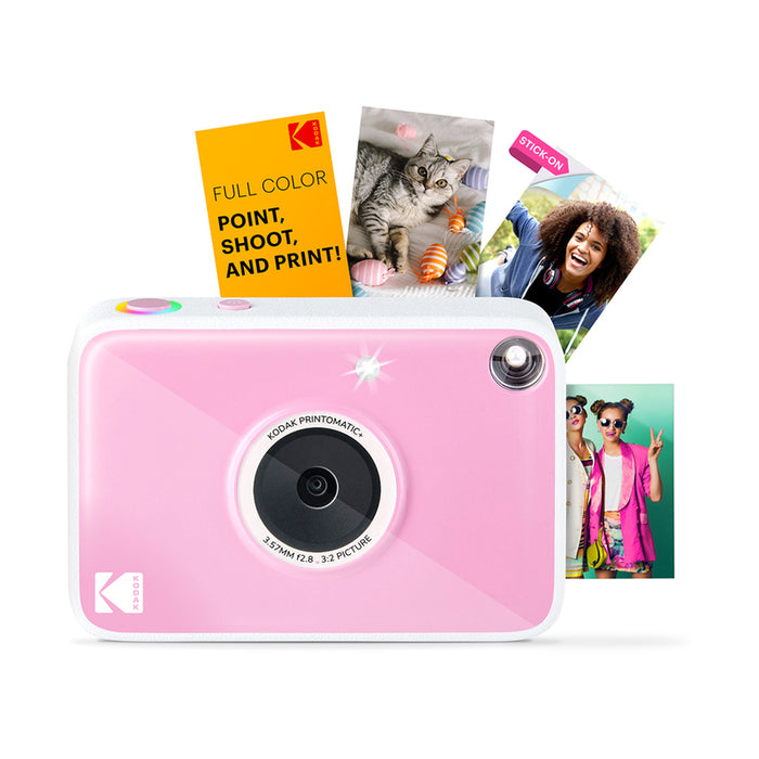 KODAK PRINTOMATIC + PINK instant camera