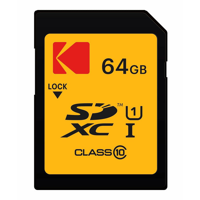 Micro SD Memory Card with Adaptor Kodak EKMSD64GXC10K 64 GB