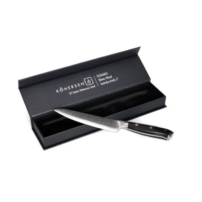Kohersen Elegance Ebony Wood Universal Knife 12.7 cm - Kitchen knives (steel)AGD-NOZ<<<Home Appliance