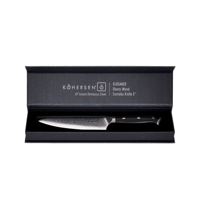 Kohersen Elegance Ebony Wood Universal Knife 12.7 cm - Kitchen knives (steel)AGD-NOZ<<<Home Appliance